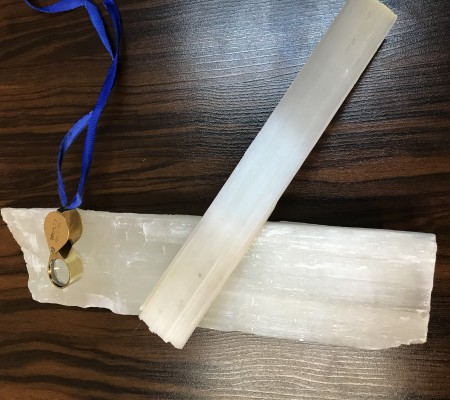 Selenite crystal samples